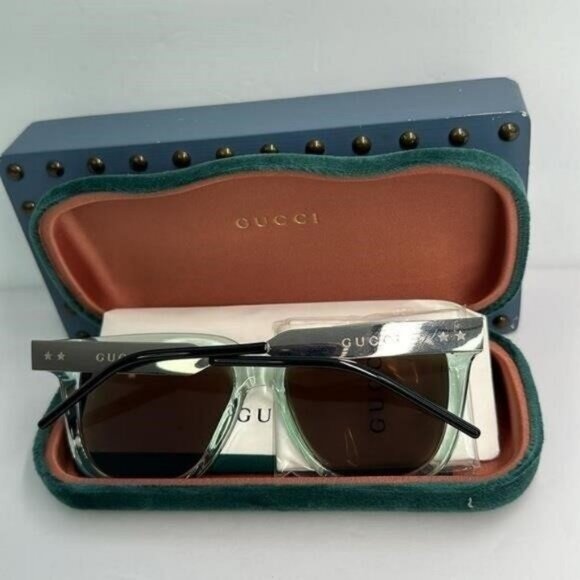 💯- New Authentic GUCCI Unisex Rectangular Sunglasses GG0976S-002-56 - Picture 8 of 13